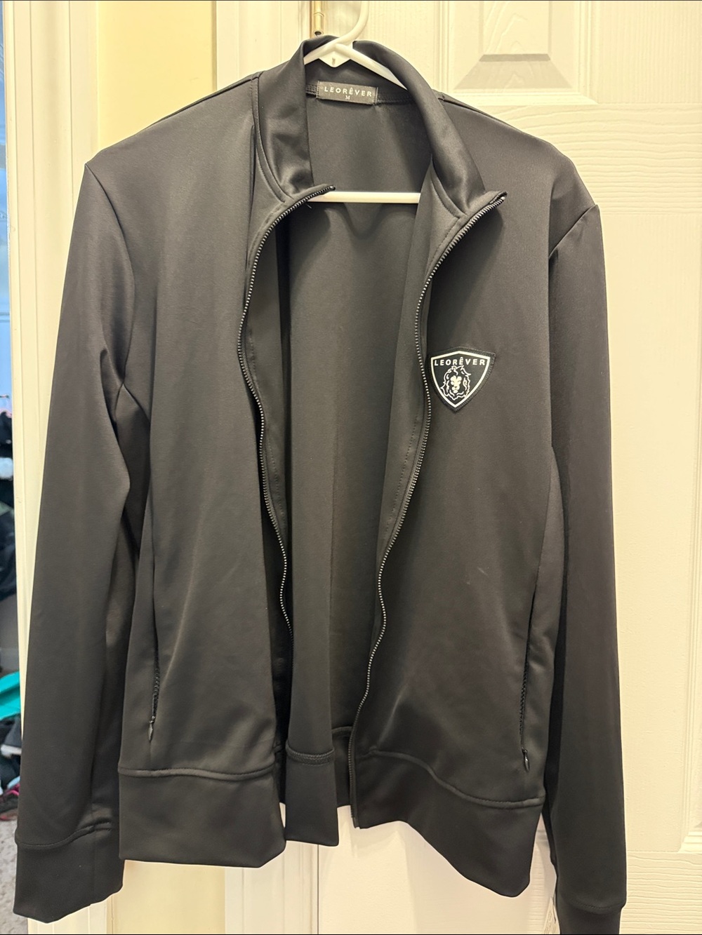 Men's Black Lightweight Full-Zip Jacket